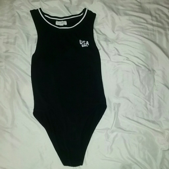 a Pacsun xs black body suit - Picture 1 of 5